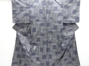未使用品　華紋織り出し本場泥大島紬着物(5マルキ)